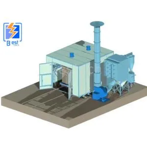 חדר התזת חול אוטומטית למחזור