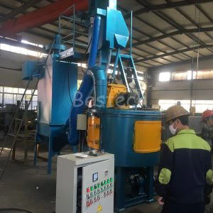 מכונת פיצוץ שוט מסתובבת