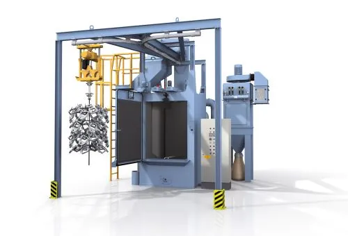 Hanger type shot blast machine Hanger type shot blast machine